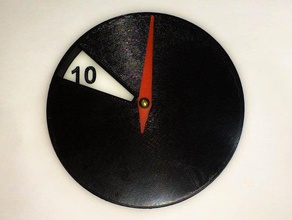 another clock household wall 3d print model - Mito3D