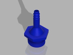 garden hose adaptor outdoor 3d print model - Mito3D