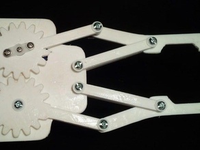 robotic gripper robotics claw end effector 3d print model - Mito3D