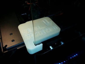 powerspec 3d proflashforge creator pro door holder printer parts flash forge ultra 3d print model - Mito3D
