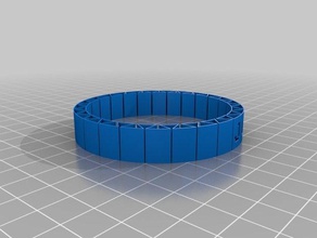 braçadeira de julia pulseiras personalizado 3d print model - Mito3D
