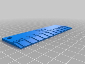 fermin régua 3d impressão personalizado 3d print model - Mito3D