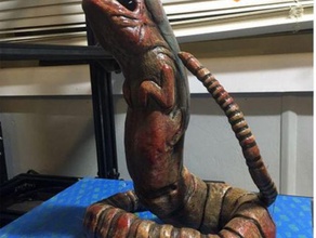 chestburster prop hd sculptures costumechallenge alien aliens xenomorph 3d print model - Mito3D