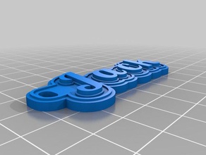 jack custom key keychains customized 3d print model - Mito3D