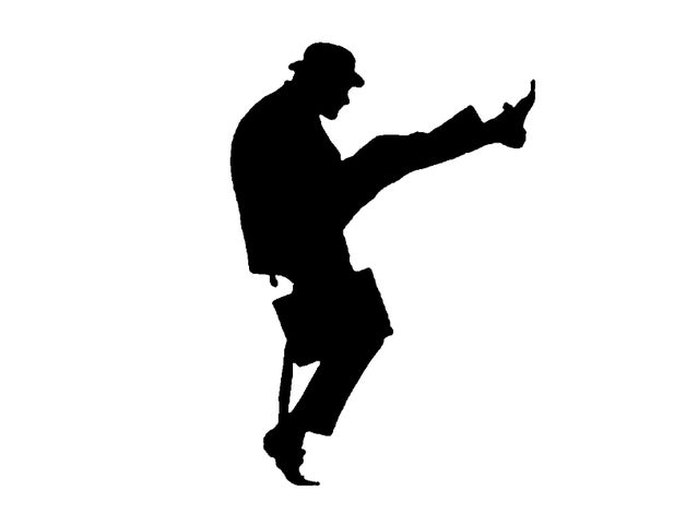 ministry silly walks logo signs logos monty python 3D print model - Mito3D