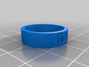 rob ring les anneaux personnalisé 3d print model - Mito3D