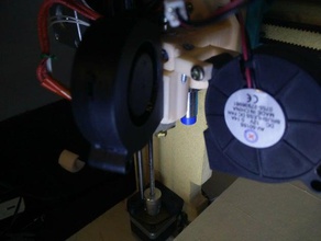 e3d v6 blower fan mount 15x50mm printer parts cooler hotend 3d print model - Mito3D