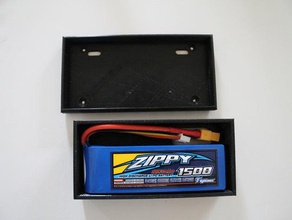zippy 20c 1500mah battery case 3s1p electronics 3d print model - Mito3D