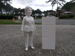 hillarys servidor de e-mail modelos hillary2016 hillaryforprison hillary 2016 clinton américa 3d print model - Mito3D