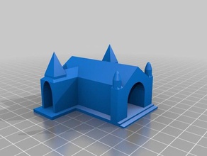 la cathédrale de l'aqueduc des bâtiments structures 3d print model - Mito3D