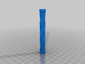 my customized magic wand handle costume 3d print model - Mito3D