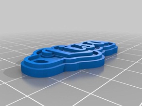 lisa Schlüsselanhänger angepasst 3d print model - Mito3D