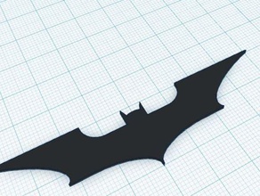 batarang 3d printing batman logo symbol dc comics film movie prop replica superhero weapon 3d print model - Mito3D