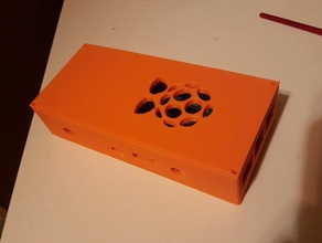 rasbperry caso 2 relais electrónica 3d print model - Mito3D