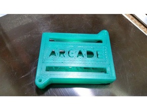 pac led 64 caso la electrónica arcade cabinet parpadeo botón 3d print model - Mito3D