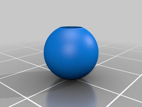 my customized holey ball 3d printing tests 3d print model - Mito3D
