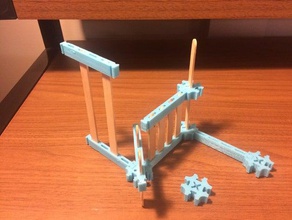 mestiere bastone popsicle costruzione i giocattoli giochi set di edificio bastoncini bastoni prototipazione 3d print model - Mito3D
