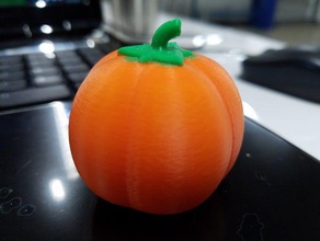 pumpkin decor cute decoration halloween orange scary seasonal 3d print model - Mito3D