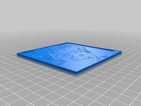 nikkolasu lithopane 2d a arte personalizado 3d print model - Mito3D