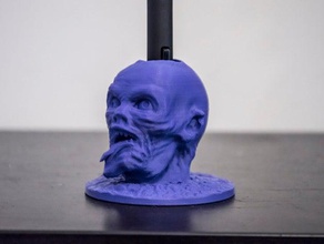 zombie lápiz de wacom la cabeza art herramientas escultura 3d print model - Mito3D