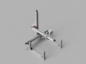 3-Achsen-cantilever 3d Drucker Aluminium-extrusion linear rail 3d print model - Mito3D