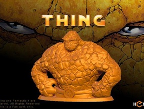 thing ff4 sculptures bust fantastic four marvel 3d print model - Mito3D
