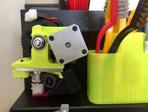 lulzbot mini extruder holster 3d printer accessories flexistruder flexystruder 3d print model - Mito3D