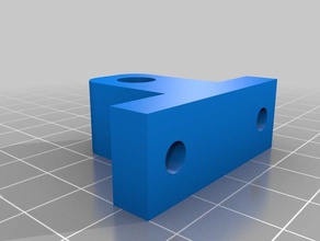 prusa i3 fijación de la placa base 3d impresora partes fixierung halterung tronxy 3d print model - Mito3D