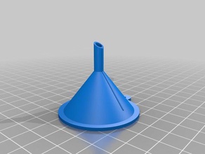 my customized parametric funnel kitchen dining 3d print model - Mito3D