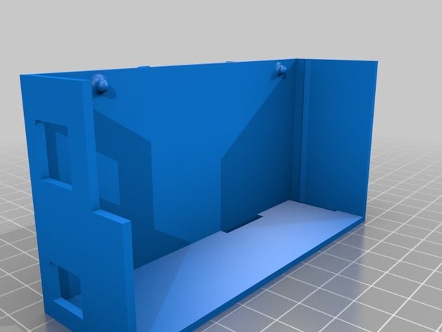 arduino mega 2560 din pioggia di montaggio l'elettronica caso dinrail guida su 3D print model - Mito3D