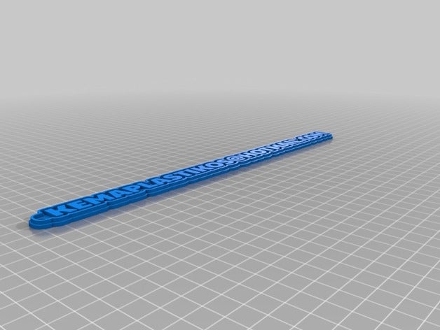 kemaplastikos Schlüsselanhänger angepasst 3D print model - Mito3D
