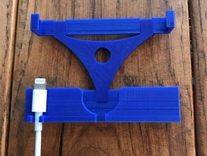 iphone 7 plus wall mount mobile 3d print model - Mito3D