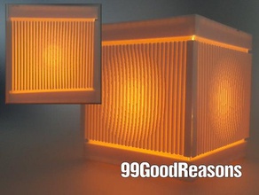 3d circle 99goodreasons decor candle holder gift optical illusion tealight 3d print model - Mito3D
