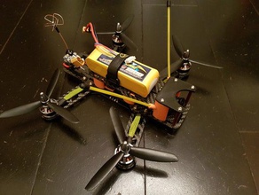 mxp230 remix diy drone racer fpv quadcopter xhover 3d print model - Mito3D