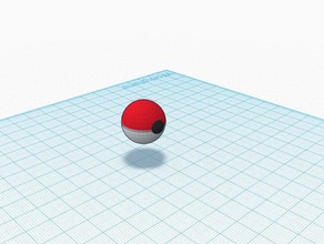 pok&eacuteball 3d baskı pokeball basılmıştır pokemon 3d print model - Mito3D