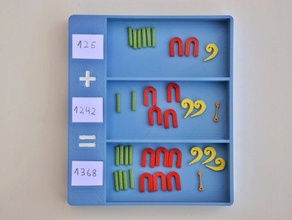 Mısır sayılar matematik Antik uygarlığını matematiksel 3d print model - Mito3D