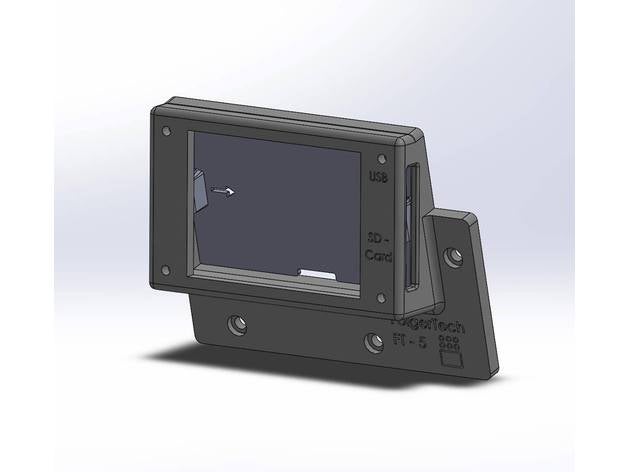 folger tech ft-5 tft32 screen mount rev 3 3d printer accessories tf-5 3D print model - Mito3D