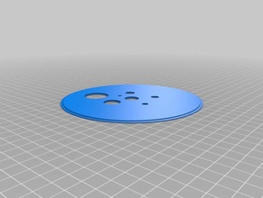 light lens holes decor 3d print model - Mito3D