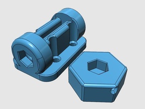 ayarlanabilir ayak m8 vida 3d yazıcı parçalar cnc makine 3d print model - Mito3D
