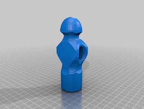 ball peen hammer jefe props 3d print model - Mito3D