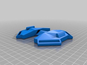 4-point buckle costume 3d print model - Mito3D
