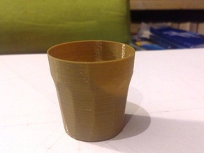 colpo spirale di vetro vaso art strumenti 3d print model - Mito3D