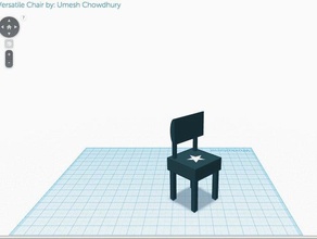 vielseitig Stuhl 3d drucken 3d print model - Mito3D