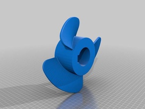 hélice h&eacutelice 3d impressão hlice 3d print model - Mito3D