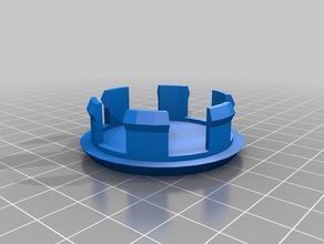 porsche twist cap automotive customized 3d print model - Mito3D