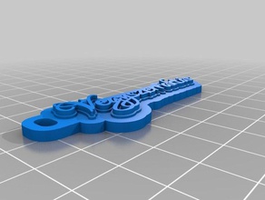 vegyszer keychains customized 3d print model - Mito3D