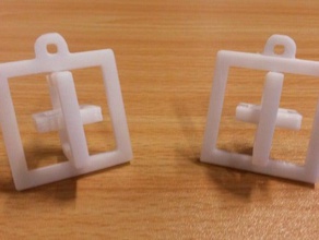 gimble catena chiave portachiavi 3d print model - Mito3D