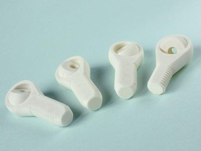 print-in-place rod end bearing engineering delta print place prototyping 3d print model - Mito3D
