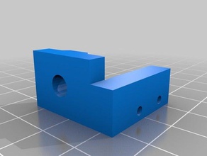 delta kossel v-slot butée support de montage 3d l'imprimante pièces reprap 3d print model - Mito3D