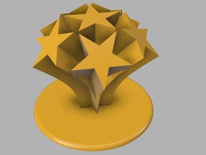 estrella de la explosión art estrellas 3d print model - Mito3D